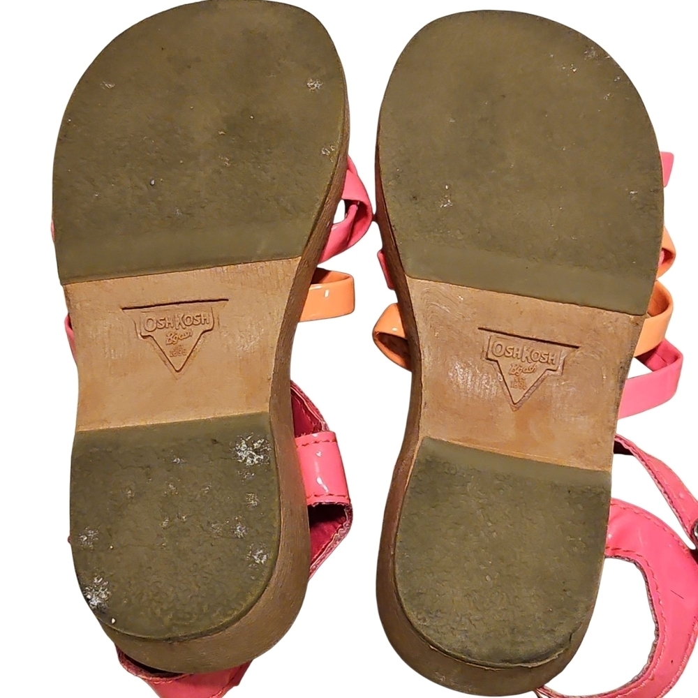 OshKosh B'gosh Pink/Orange Sandals - Picture 4 of 7